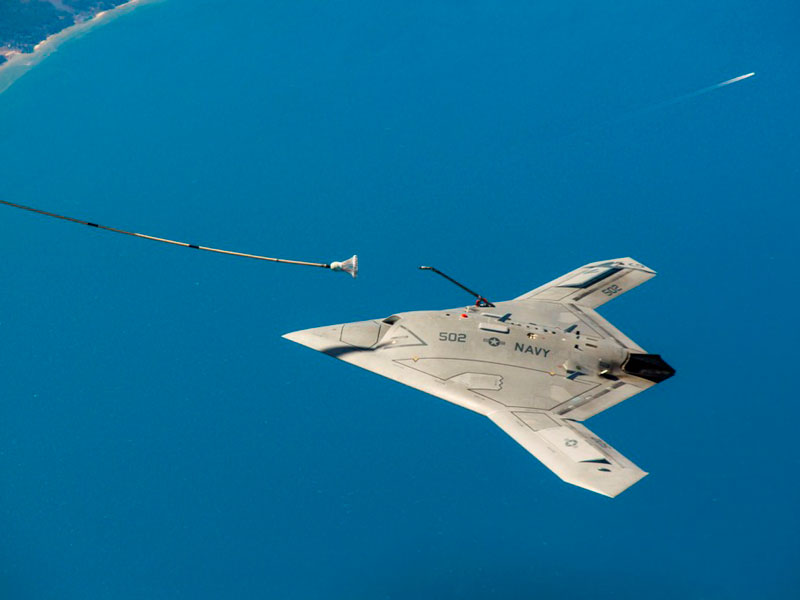 X-47B Demos First Ever Autonomous Aerial Refueling