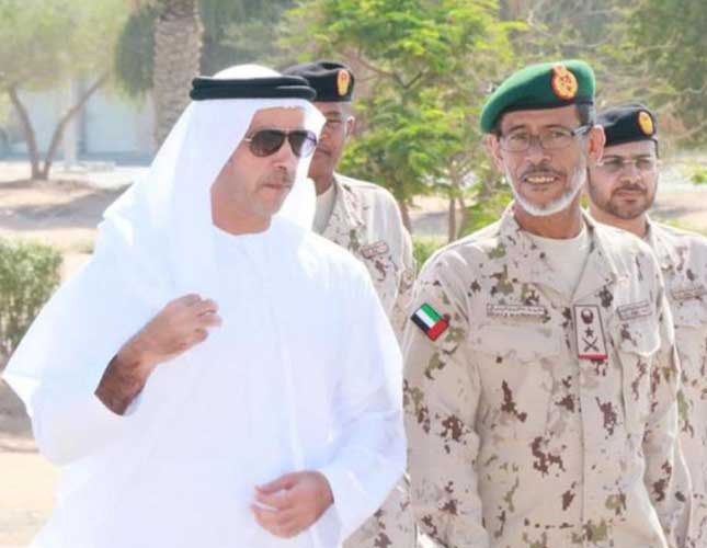 UAE Interior Minister Visits Land Forces Training Center