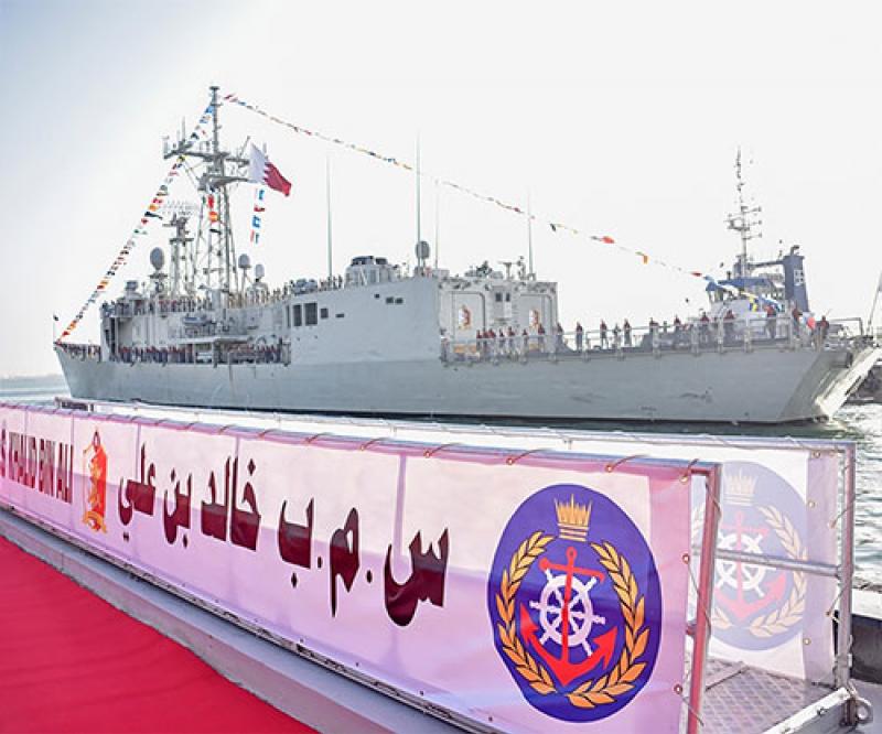 ‘Khalid bin Ali’ Frigate Joins Royal Bahrain Naval Force