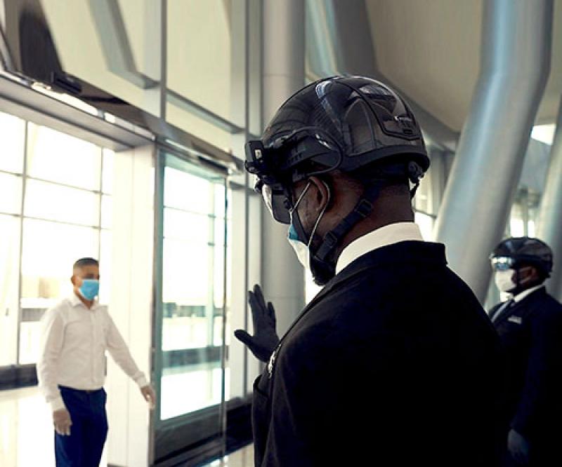 “Smart Helmet” to Detect COVID-19 Infections in UAE