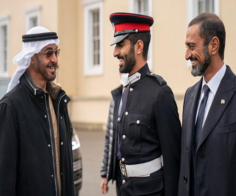 Abu Dhabi Crown Prince Attends Son’s, Emirati Cadets’ Graduation at Sandhurst