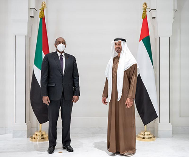 Abu Dhabi Crown Prince Receives Sudan’s Head of Transitional Military Council