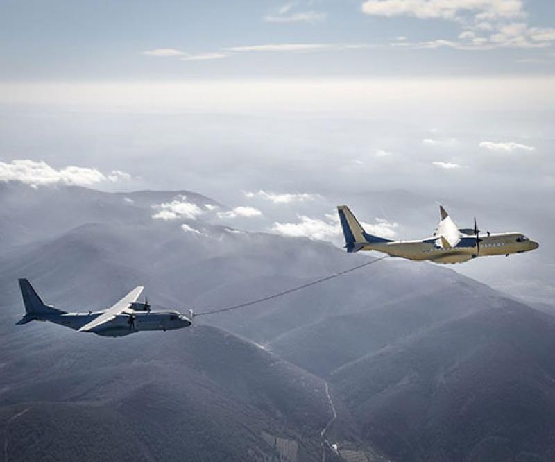 Airbus C295 Performs Wet Contacts as a Tanker