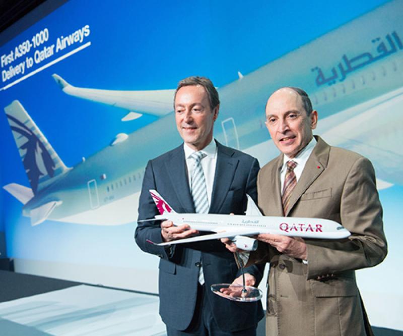 Airbus Delivers World’s First A350-1000 to Qatar Airways