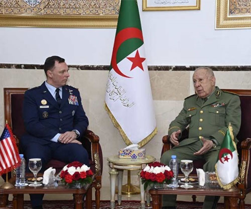 Algerian Chief of Staff Receives Commander of United States Africa Command (US-AFRICOM)
