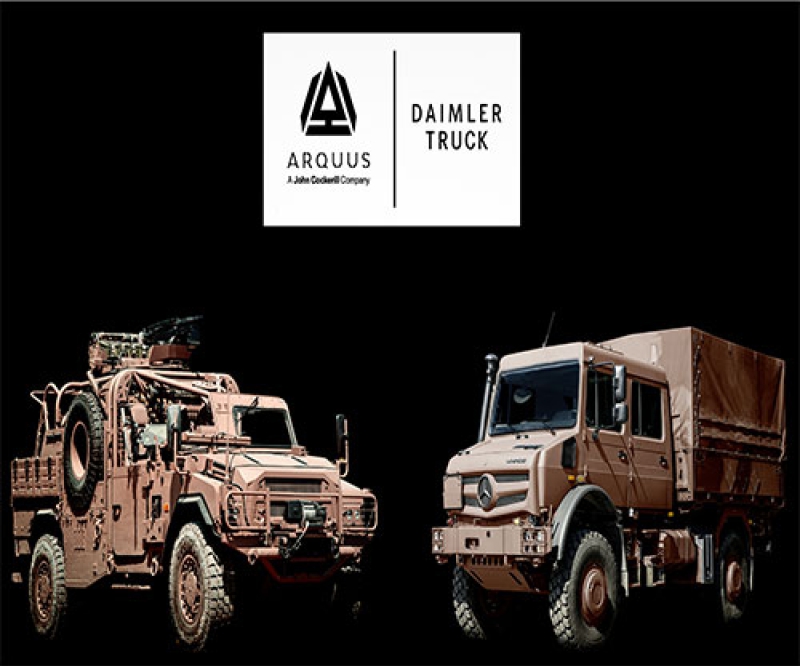 Arquus, Daimler Truck to Jointly Develop Military Wheeled Vehicles