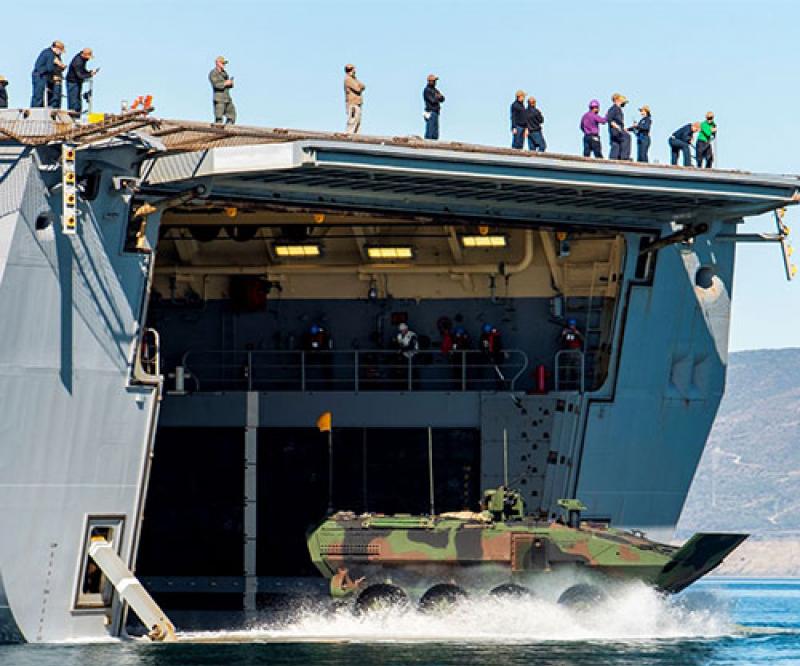 BAE Systems-IDV’s Amphibious Combat Vehicle Makes International Debut at FEINDEF 2023