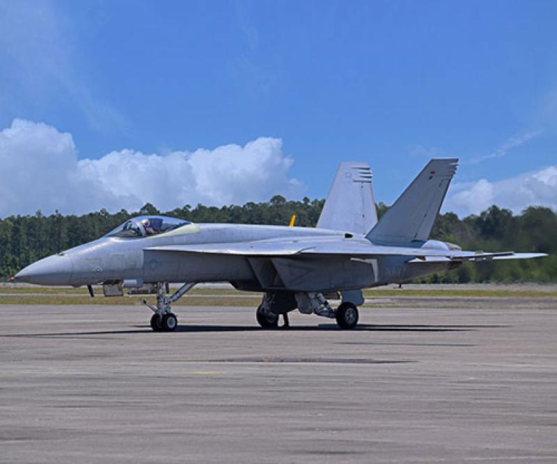 Boeing Delivers First Super Hornet Blue Angel Test Jet 