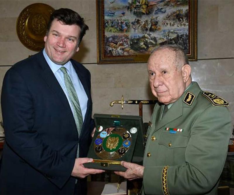 Chief of Staff of Algerian Army Receives Minister of State for British Armed Forces