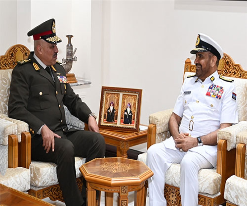 Chiefs of Staff of Egyptian Armed Forces, Royal Saudi Naval Forces Visit Oman