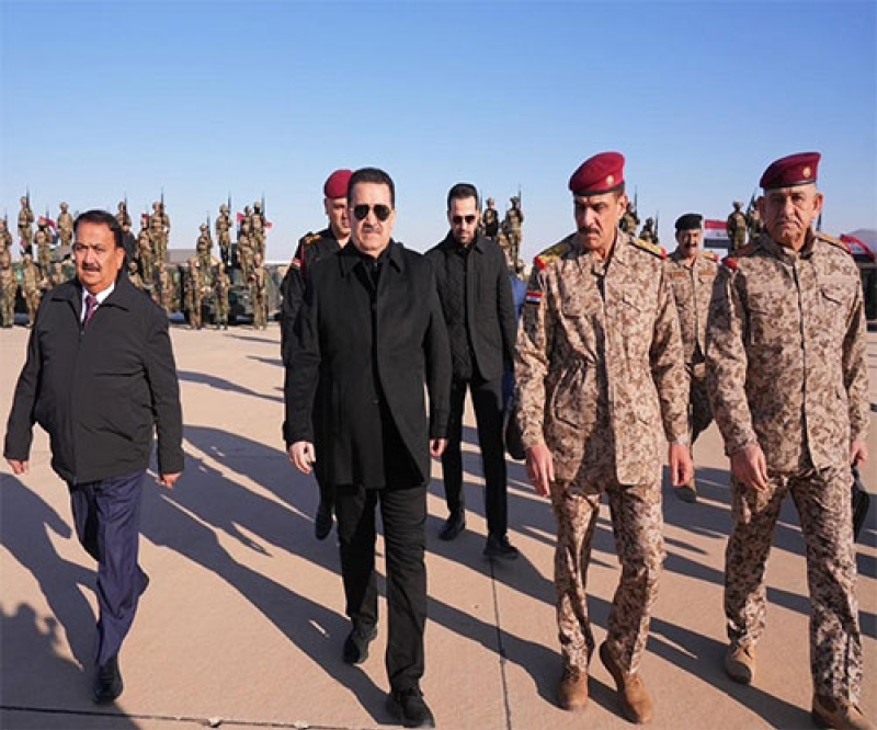 Commander-in-Chief of Iraqi Armed Forces Visits Ain Al-Asad Air Base