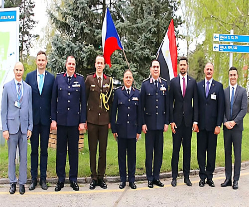 Commander of Egyptian Air Force Meets Czech Armed Forces Officials, Tours Aero Vodochody Headquarters