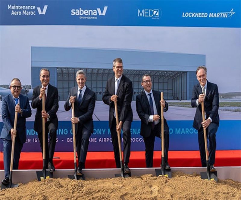Construction of Heavy Maintenance Hangar for F-16, C-130 Hercules Begins in Morocco
