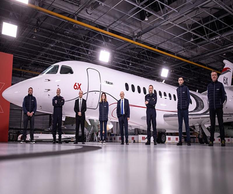 Dassault Aviation Rolls Out Falcon 6X 