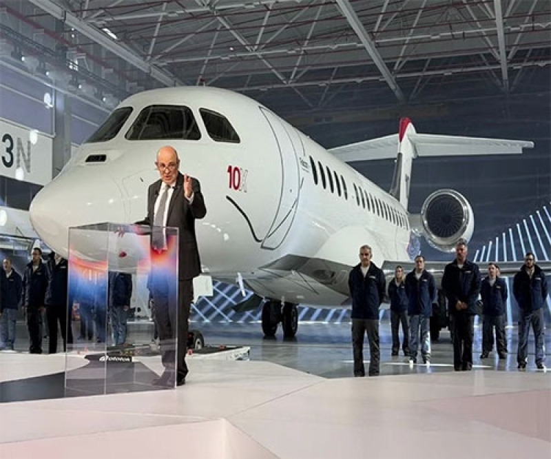 Dassault Aviation Unveils its Most Ambitious Business Jet: The Falcon 10X 