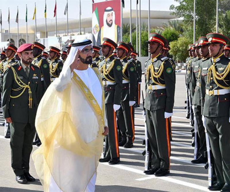 Dubai Ruler Attends Graduation of Zayed II Military College Officers