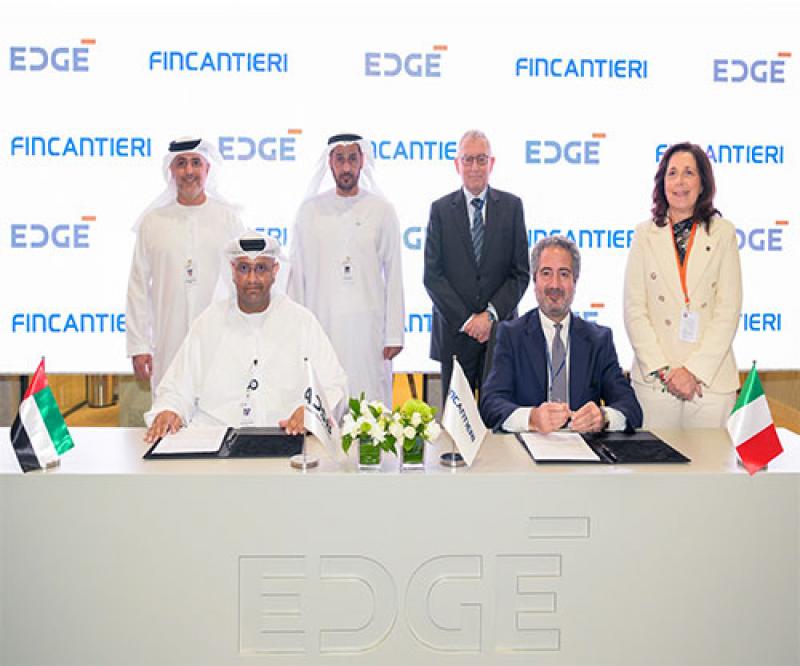 EDGE, Fincantieri Sign Industrial Cooperation Agreement at IDEX 2023