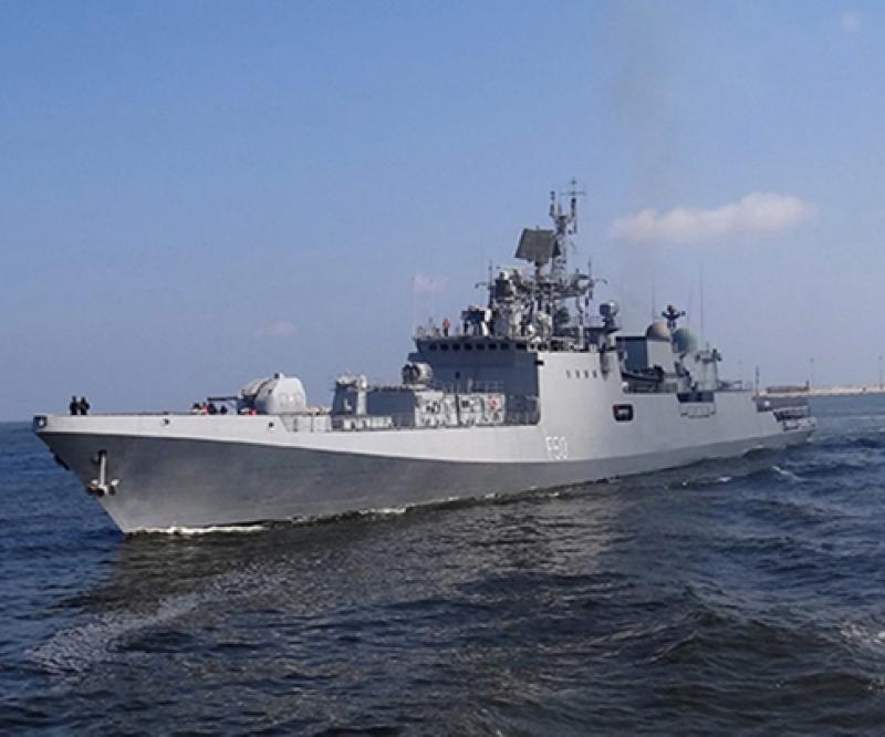 Egyptian-Indian Naval Forces Conduct Maritime Training 