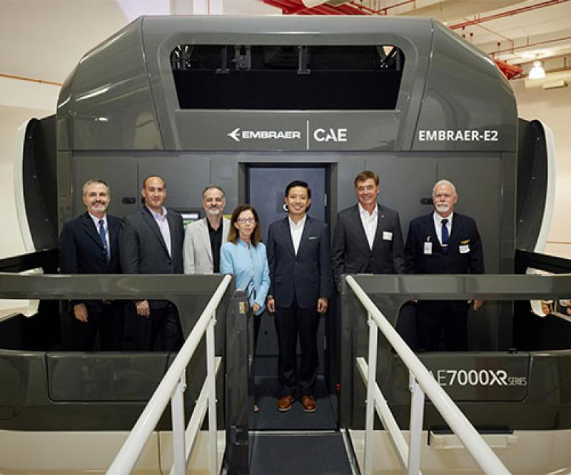 Embraer, CAE Inaugurate Asia Pacific’s First E-Jets E2 Full Flight Simulator in Singapore