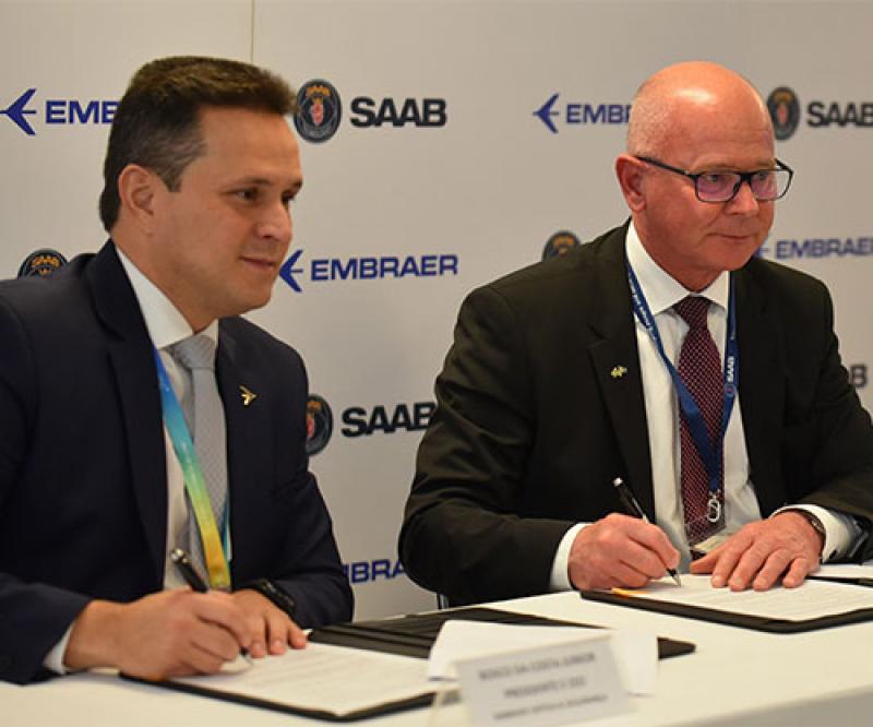 Embraer, Saab Sign MoU for Business Development & Engineering Opportunities