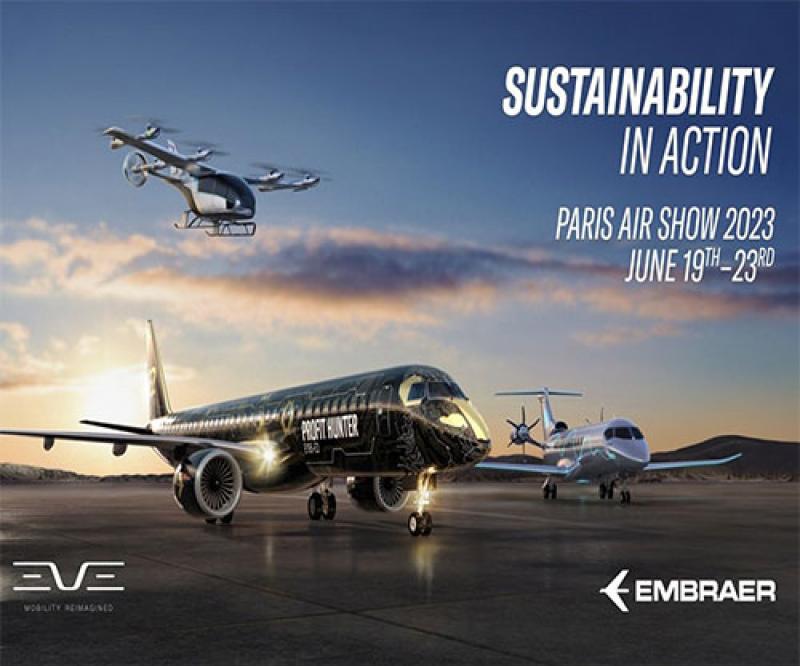Embraer to Showcase its Commercial & Defense Aircraft & eVTOL Solution at Paris Air Show