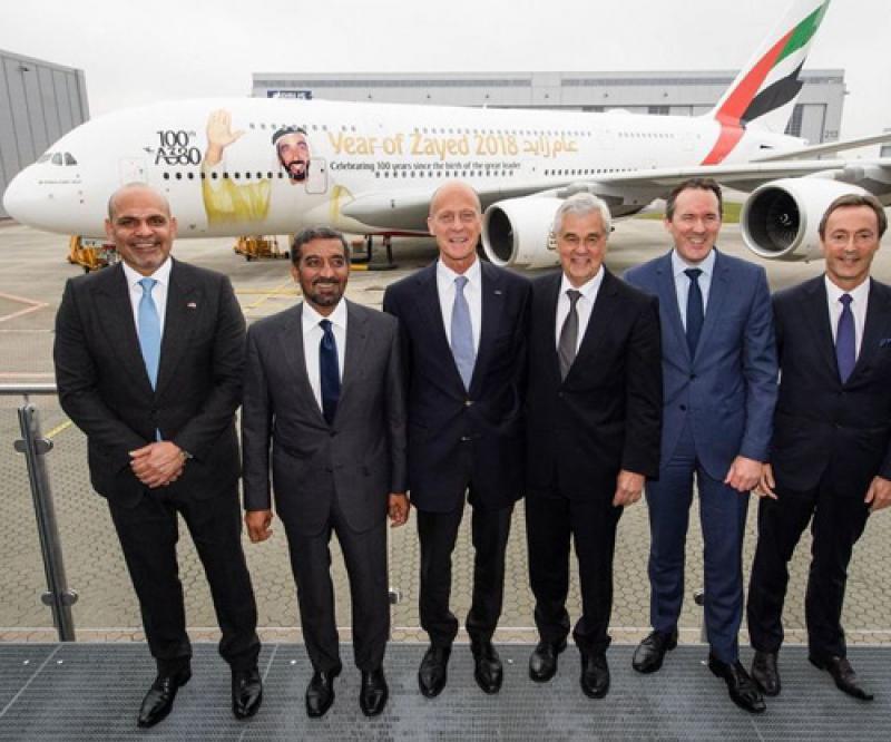Emirates Receives 100th A380 Aircraft