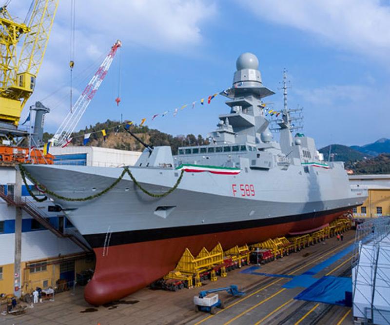 Fincantieri Launches 10th FREMM Frigate “Emilio Bianchi”