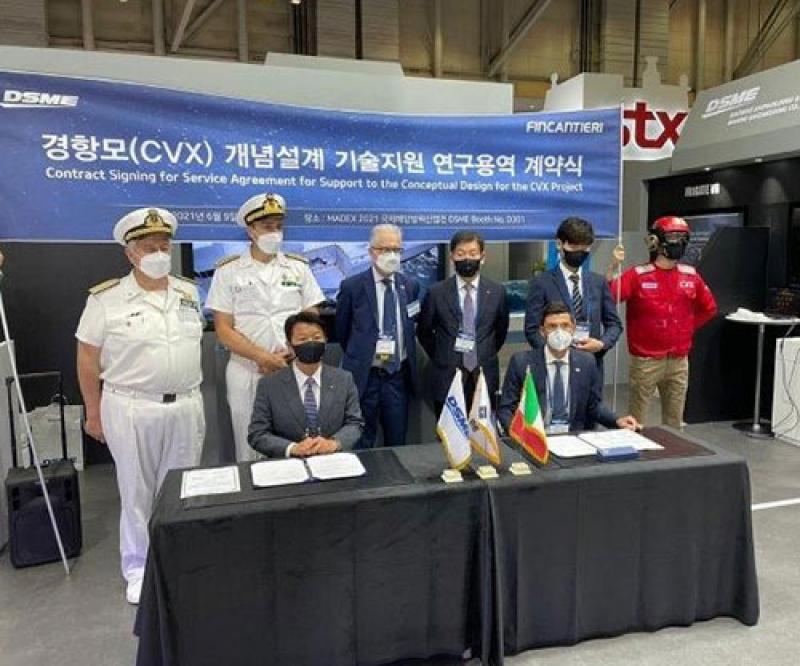 Fincantieri to Support Daewoo in Conceptual Design of New Korean Aircraft Carrier