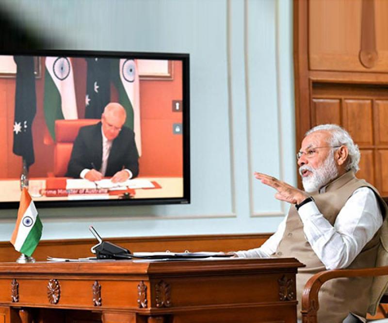 India, Australia Sign “Strategic Logistics Support” Pact