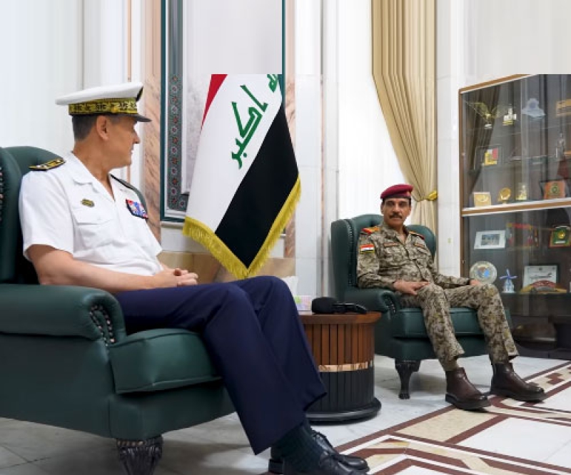 Iraq’s Army Chief of Staff Receives Deputy Chief of French Armed Forces