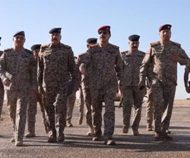 Iraq’s Chief of Staff Chairs Army Staff Council Meeting; Conducts Field Visit to Al-Habbaniyah Air Base