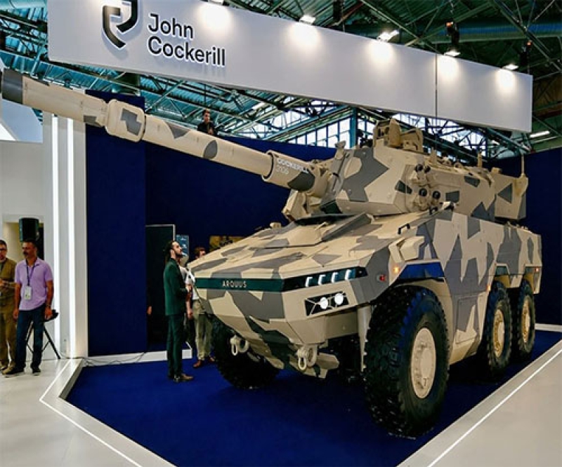 John Cockerill Unveils First 26-Tonne 6x6 Vehicle Capable of Carrying a 105 mm NATO Turret 