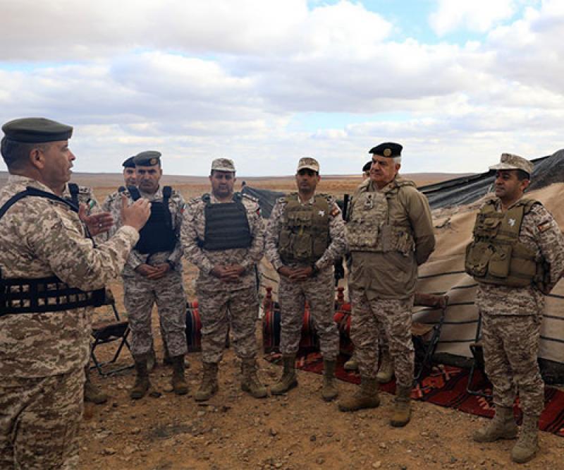 Jordanian Army Chief Urges Enhancement of Electronic Border Guard System