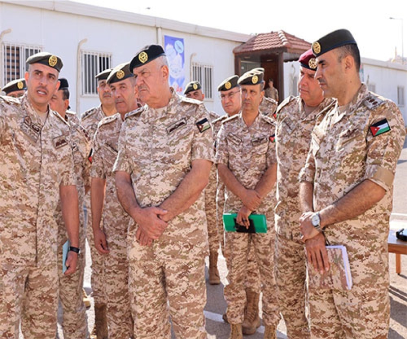 Jordanian Army Chief Visits Electronic Warfare Directorate; Receives Amideast’s CEO