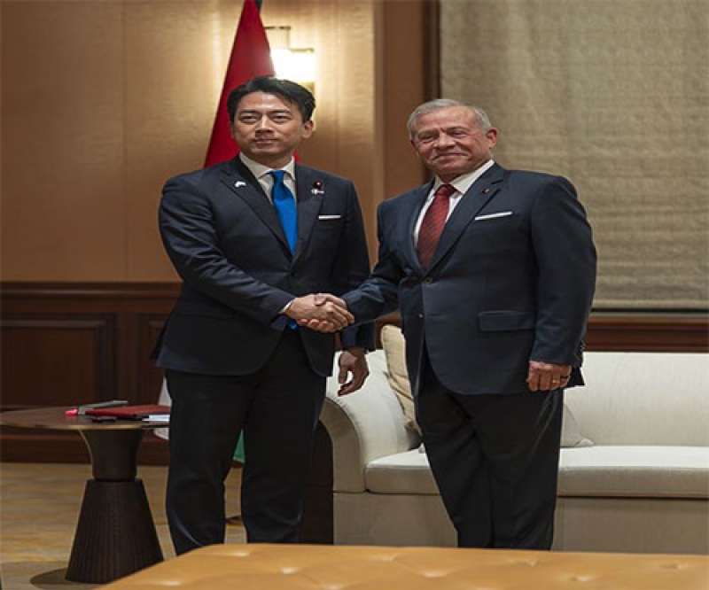 Jordanian King Meets Japanese Defence Minister on First Stop of His Asian Tour