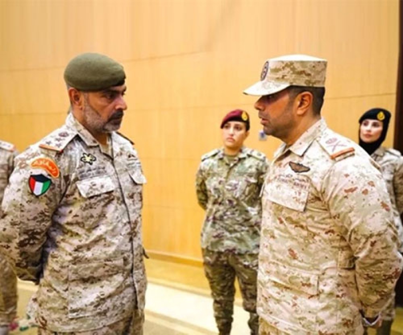 Kuwait’s Deputy Army Chief Inspects Center for Female Officer Cadets