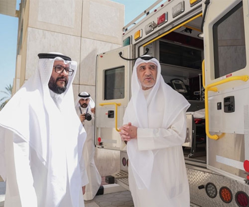 Kuwait’s Minister of Interior Inaugurates Emergency Medical Clinic at the Ministry
