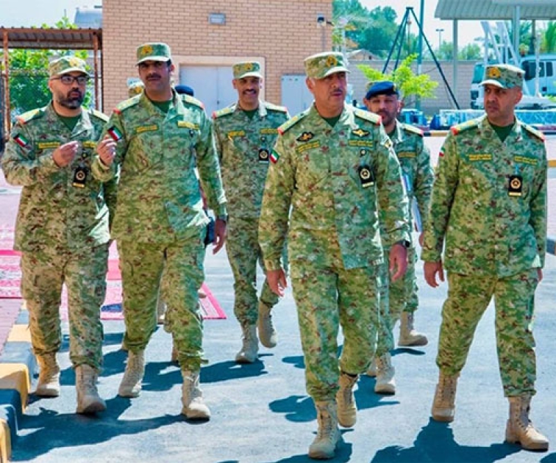 Kuwait’s National Guard Undersecretary Inspects Anti-Drone Measures at Al-Sumoud Camp