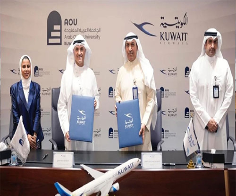 Kuwait Airways, Arab Open University Sign Joint Protocol