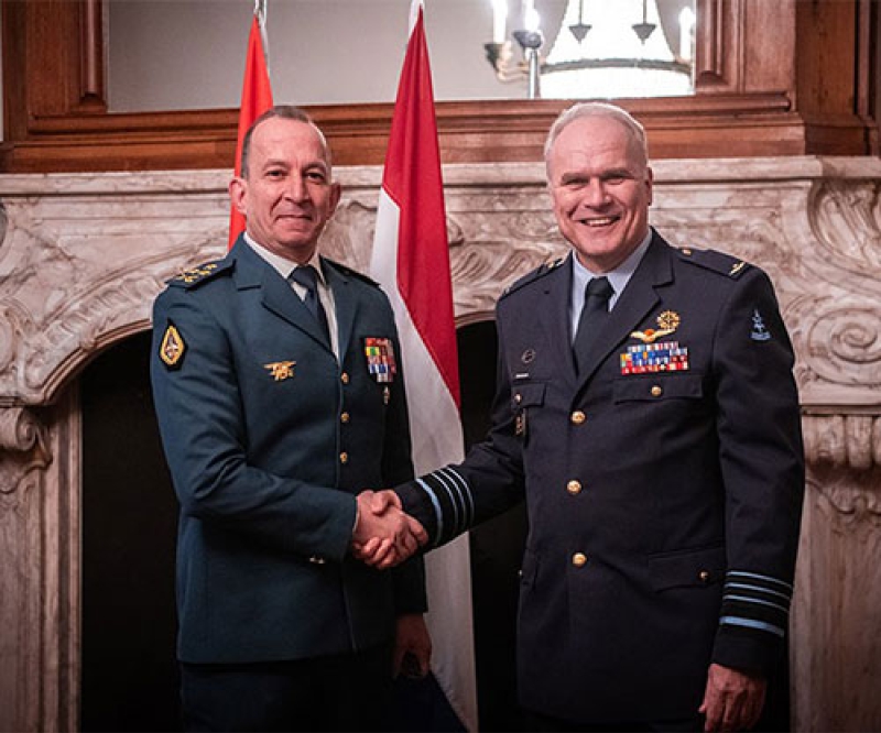 Lebanese Army Commander-in-Chief Pays Official Visit to Kingdom of the Netherlands