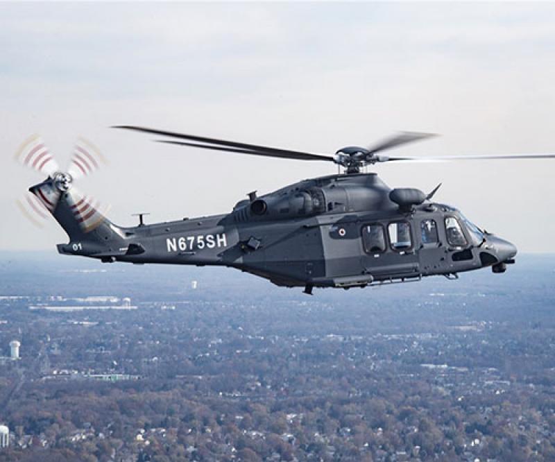 Leonardo & Boeing Deliver First Four MH-139A Helicopters to U.S. Air Force