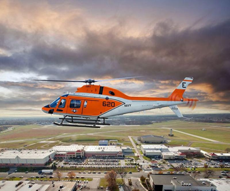 Leonardo Delivers 1st TH-73A Training Helicopter to US Navy