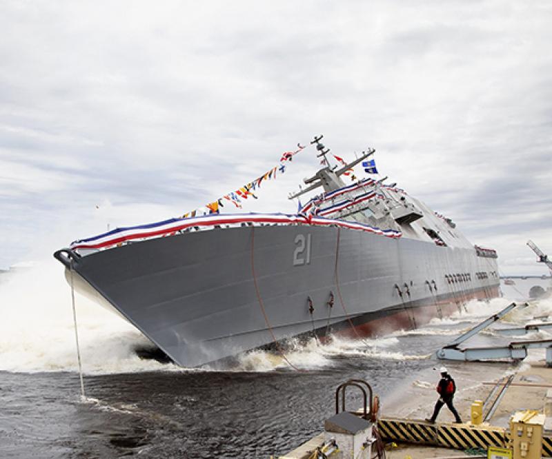 Lockheed Martin-Led Team Launches Littoral Combat Ship 21 