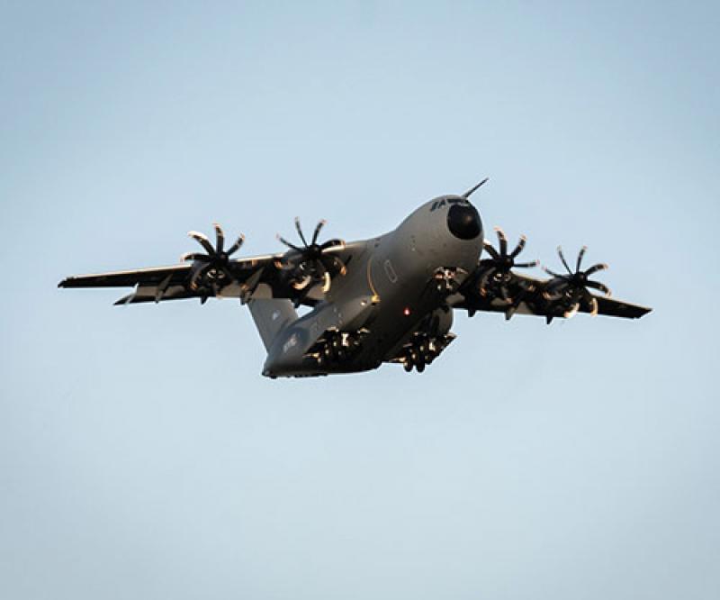 Luxembourg Armed Forces A400M Makes its Maiden Flight
