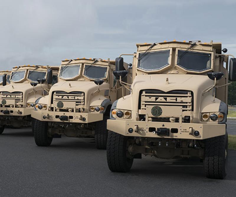 Mack Defense Starts Production Test of U.S. Army’s Armored Heavy Dump Trucks