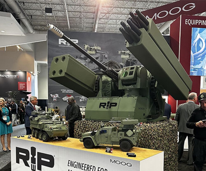 Moog Unveils Lightweight Reconfigurable Integrated-Weapons Platform at AUSA 2025