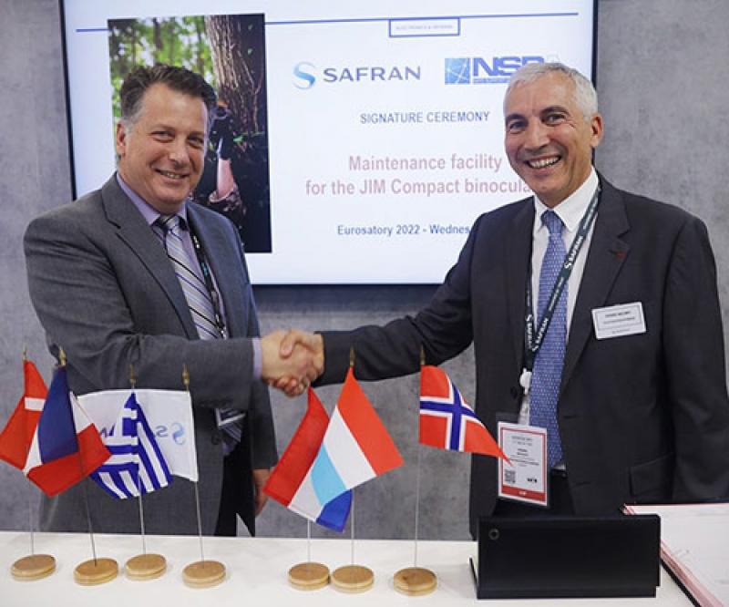 NSPA, Safran Set Up Maintenance Facility for Portable Optronic Binocular JIM-Compact