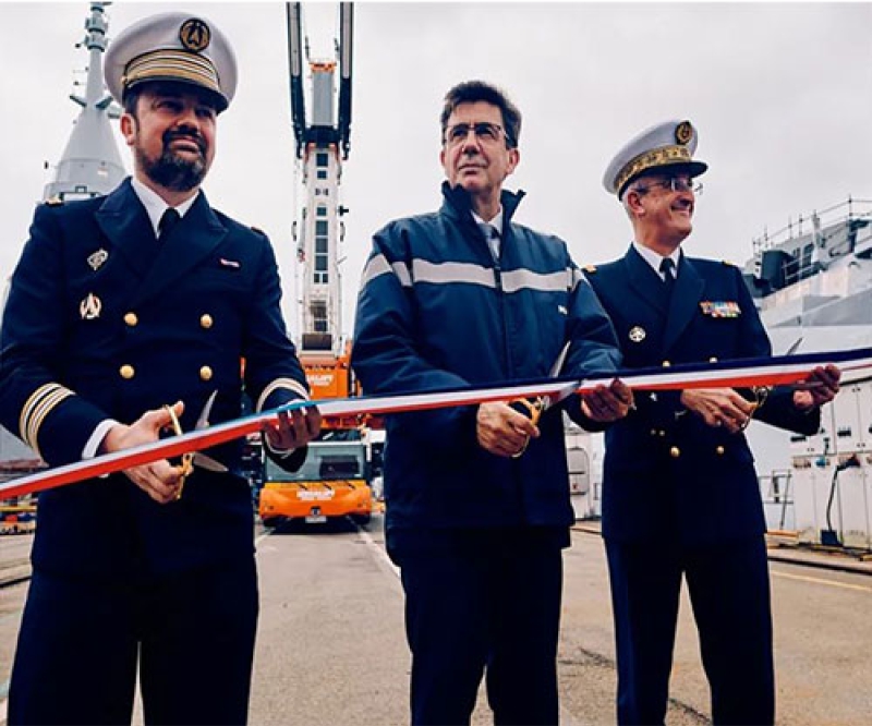 Naval Group Launches Second Defence & Intervention Frigate (FDI) for French Navy