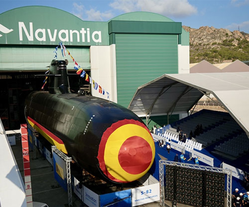 Navantia Hosts Naming Ceremony of Spanish Navy’s S-82 ‘Narciso Monturiol’ Submarine 