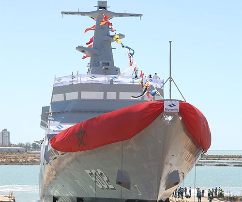 Navantia San Fernando Launches OPV for Royal Moroccan Navy